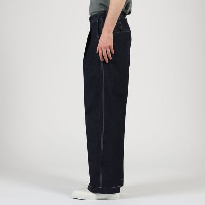 ネストローブ　コットンデニムバレルパンツ 9．5OZコットンデニム 1プリーツバレルパンツ | TOMORROWLAND