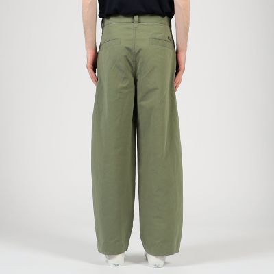 美品☆PT01 コットンリネンスリムカーゴパンツ　オリーブ52 コットンリネンスラブ 1プリーツカーブパンツ | TOMORROWLAND (Men