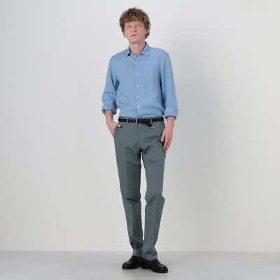 【タグ付き新品】 TOMORROWLAND イージースラックス テーパードパンツ サマーチノ イージースラックス | TOMORROWLAND (Men