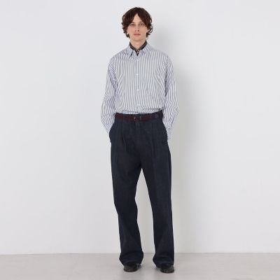 別注】EDWIN レインボーセルビッチデニム 2タックワイド
