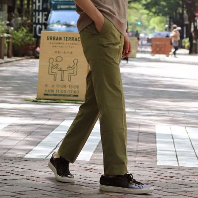アイスコットン　スリムチノパンツ