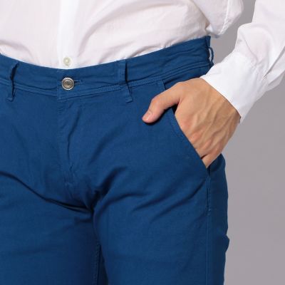 ソンドリオ　ピースダイ　ストレッチチノパンツ