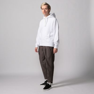 【未使用】 TOMORROWLAND 2プリーツ パンツ 50 グレー コットンモールスキン 2プリーツパンツ | TOMORROWLAND (Men