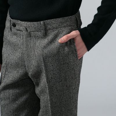 リングツイード　スリムスラックス