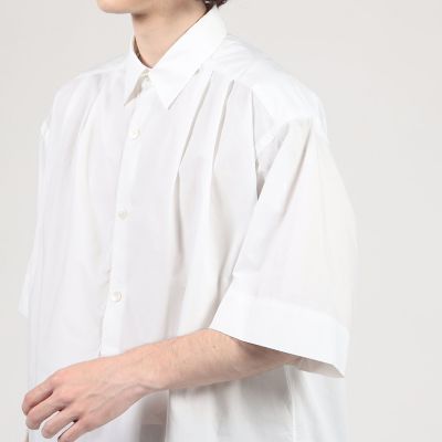 コットンタイプライター　プルオーバータックシャツ