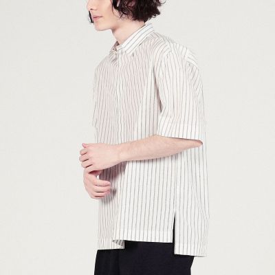 ギザコットン　ショートスリーブセミワイドカラーシャツ