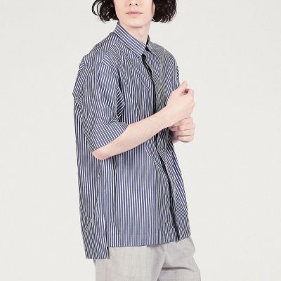 ギザコットン　ショートスリーブセミワイドカラーシャツ