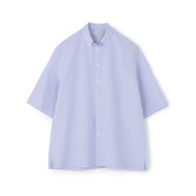 ＜TOMORROWLAND (Men)＞１６０／２コットンサッカー　ショートスリーブボタンダウンシャツ