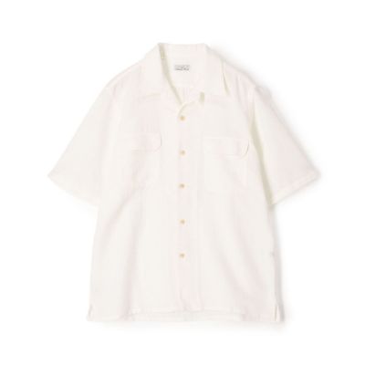 ＜TOMORROWLAND (Men)＞【別注】Ｓａｌｖａｔｏｒｅ　Ｐｉｃｃｏｌｏ　ＢＲＹＡＮ　コットンメッシュ　ダブルポケットオープンカラー　ハーフスリーブシャツ