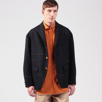 トゥモローランド DORMEUIL ウールモヘヤホップサック ブレザー 楽天