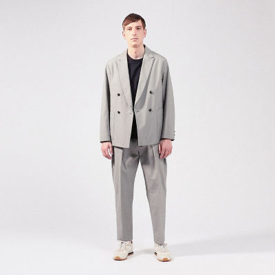 ハイクールワッシャー 4Bダブルブレストテーラードジャケット