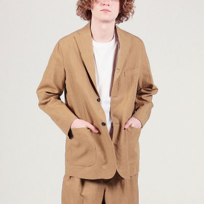リネン シングルブレステッド３Ｂテーラードジャケット | ファッション 