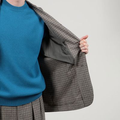 ウールフランネル　シングルブレステッド２Ｂジャケット