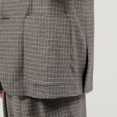 ウールフランネル　シングルブレステッド２Ｂジャケット