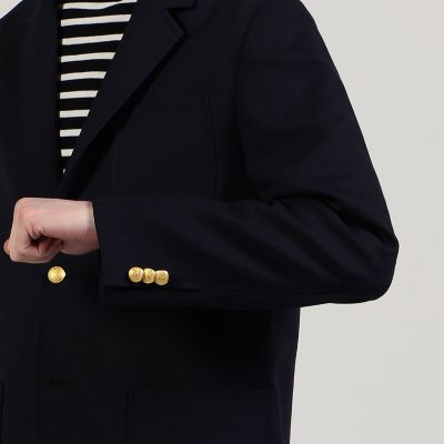 シェットランドウール　シングルブレステッド３Ｂブレザー