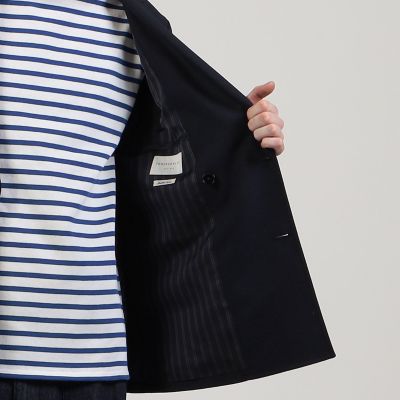 シェットランドウール　ダブルブレステッド６Ｂブレザー