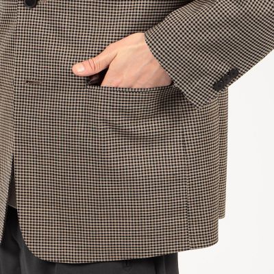 ウールレーヨン　シングルブレステッド２Ｂジャケット