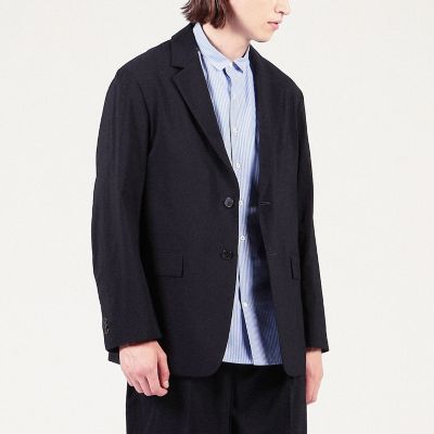 ウールレーヨン　シングルブレステッド２Ｂジャケット