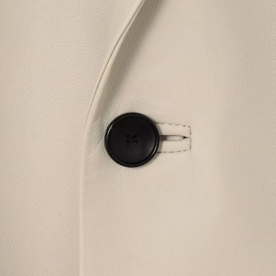 ラムレザー　シングルブレステッド２Ｂジャケット
