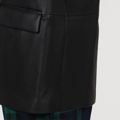 ラムレザー　シングルブレステッド２Ｂジャケット
