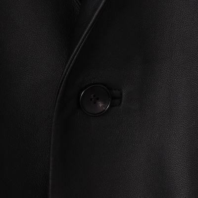 ラムレザー　シングルブレステッド２Ｂジャケット