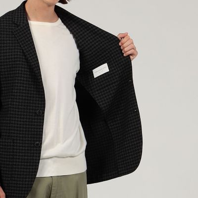 ファンシーツイード　シングルブレステッド２Ｂジャケット