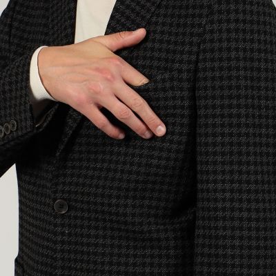 ファンシーツイード　シングルブレステッド２Ｂジャケット