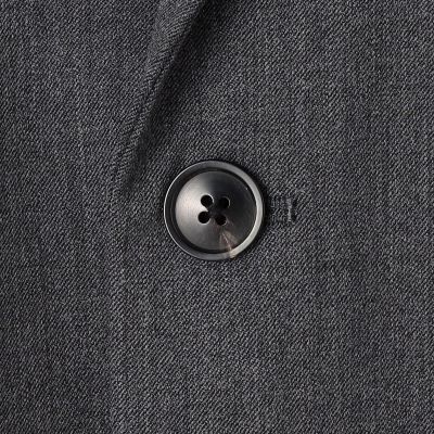 ウールポリエステルギャバジン　シングルブレステッド２Ｂジャケット