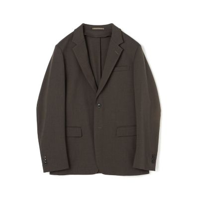 ウールポリエステルギャバジン　シングルブレステッド２Ｂジャケット