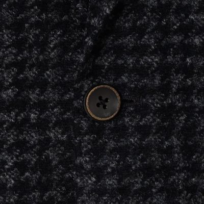 アクリルウールポリエステル　ジャガードニット　シングルブレステッド２Ｂジャケット