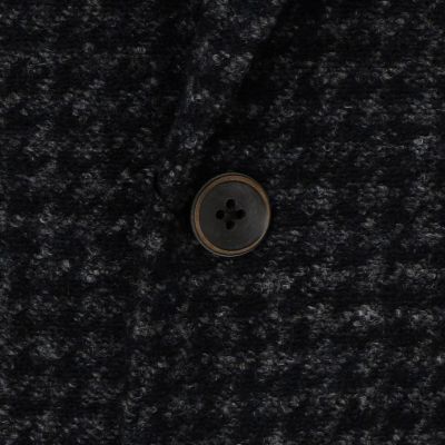 アクリルウールポリエステル　ジャガードニット　シングルブレステッド２Ｂジャケット