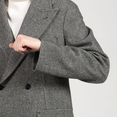タスマニアラムウール　ダブルブレステッド６Ｂジャケット