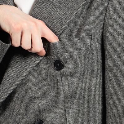 タスマニアラムウール　ダブルブレステッド６Ｂジャケット