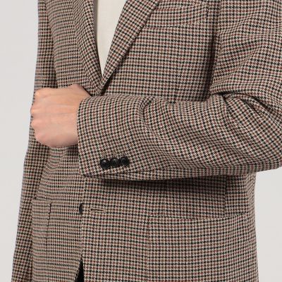 ファンシーツイード　シングルブレステッド２Ｂジャケット