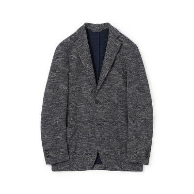 ポリエステルコットン シングルブレステッド2Bジャケット