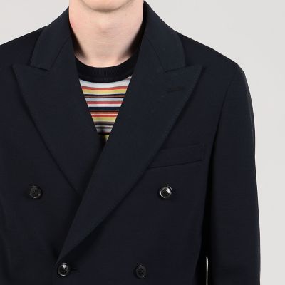 ウールナイロン ダブルブレステッド6Bジャケット DONDY