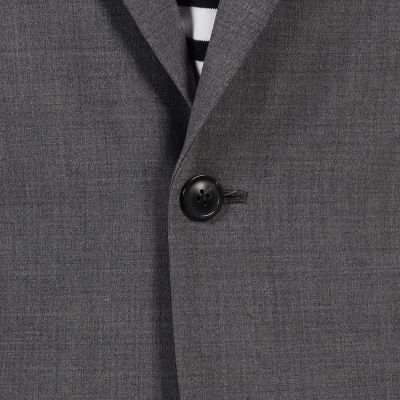 ウールポリエステル　シングルブレステッド２Ｂジャケット
