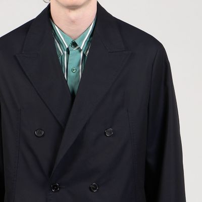コットンシルクギャバジン　ダブルブレステッド６Ｂジャケット