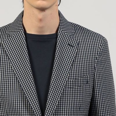 ポリエステルウールサッカー　シングルブレステッド２Ｂジャケット