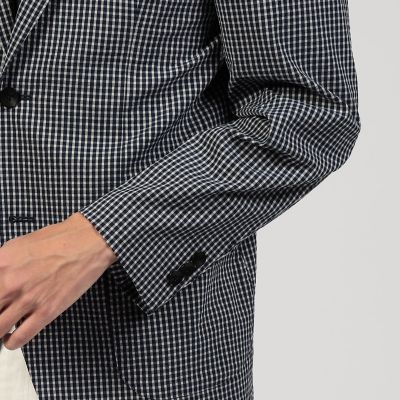 ポリエステルウールサッカー　シングルブレステッド２Ｂジャケット