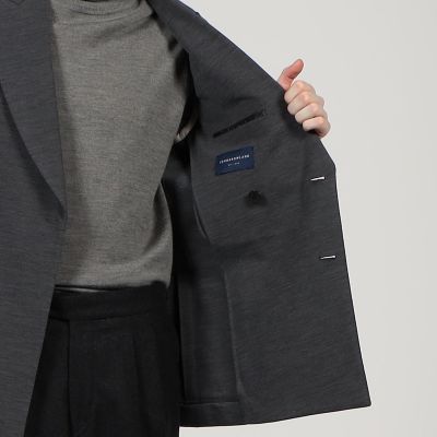 ウールナイロン　ダブルブレステッド６Ｂジャケット　ＤＯＮＤＩ