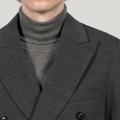 ウールナイロン　ダブルブレステッド６Ｂジャケット　ＤＯＮＤＩ