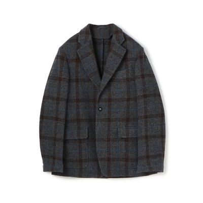TOMORROWLAND (Men)/トゥモローランド ウォッシュドツイード シングルブレステッド 3Bジャケット