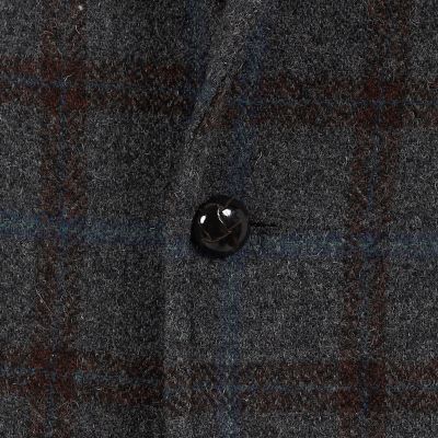 ウォッシュドツイード　シングルブレステッド　３Ｂジャケット