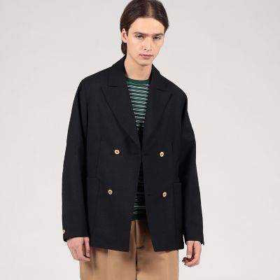シェットランドウール　ダブルブレステッド　４Ｂジャケット