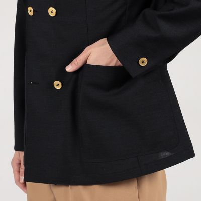 シェットランドウール　ダブルブレステッド　４Ｂジャケット