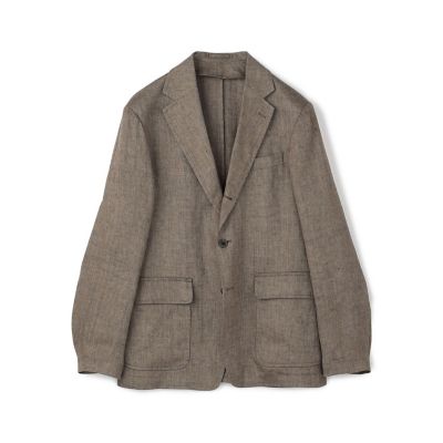 アイリッシュリネン　シングルブレステッド　３Ｂジャケット