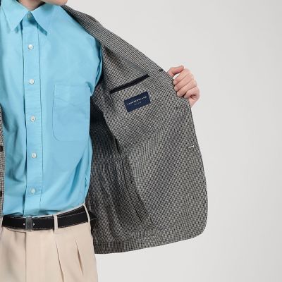 アイリッシュリネン　シングルブレステッド　３Ｂジャケット