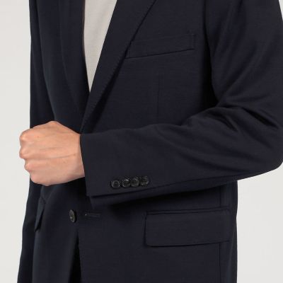 ウールコットンジャージー　シングルブレステッド２Ｂジャケット　ＤＯＮＤＩ