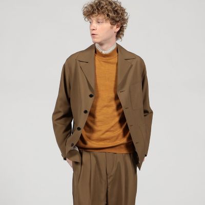 SUPER120'Sウール シングルブレステッド 4Bバル